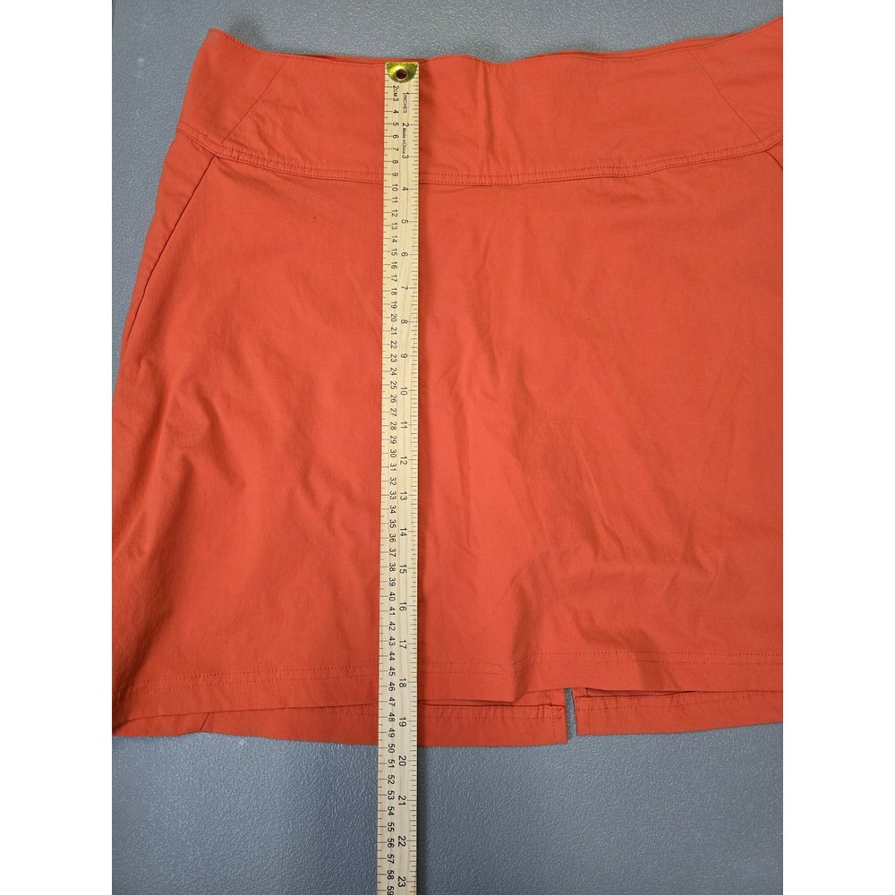 Royal Robbins Orange Athletic Skort Women's Size 16 Hiking Golf Outdoor Skirt - Picture 8 of 12